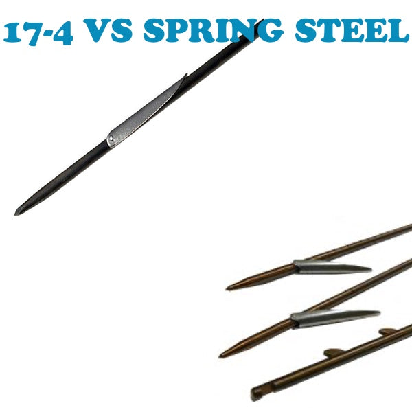 Spear Shaft Comparisons - Spring Steel VS 17-4 Steel