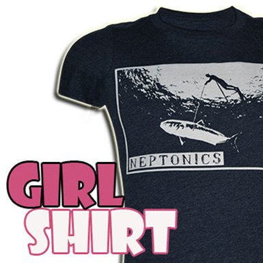 T-Shirt Girl Wounded Fish